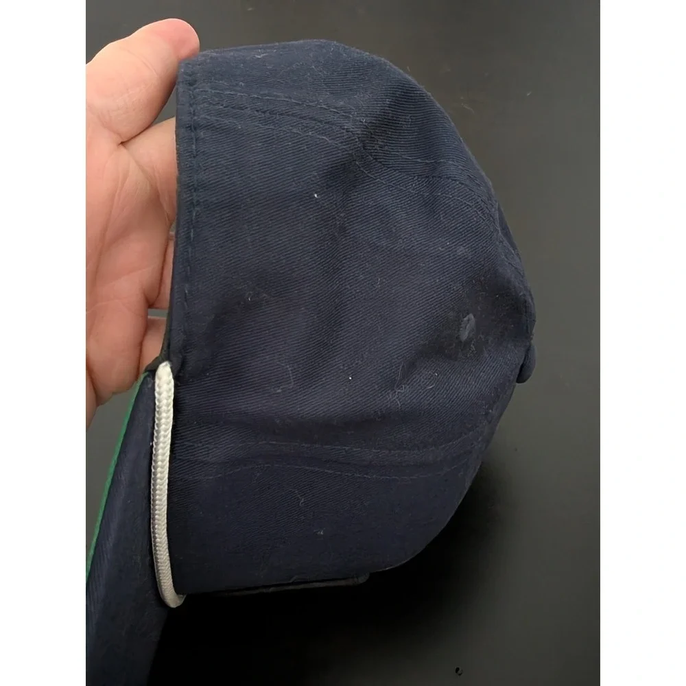 Nike Golf Snapback Hat Truck Rope Flat Brim Cap Navy Blue 1Size‎ OSFM